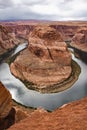 Horseshoe Bend on Colorado River in Glen Canyon, part of Grand canyon, Page, Arizona, USA Royalty Free Stock Photo