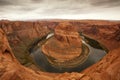 Horseshoe Bend with Colorado River in Grand Canyon Royalty Free Stock Photo
