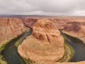 Horseshoe Bend, of the Colorado River located in Arizona, United States Royalty Free Stock Photo