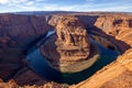 Horseshoe Bend on the Colorado River near Grand Canyon National Park Royalty Free Stock Photo