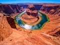 Horseshoe Bend on the Colorado River near Page, Arizona, USA Royalty Free Stock Photo