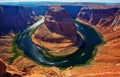 Horseshoe bend, Colorado river, Page, Arizona Royalty Free Stock Photo