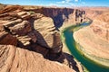 Horseshoe Bend. Colorado River. Page. Arizona. USA Royalty Free Stock Photo