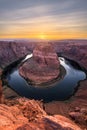 Horseshoe Bend on the Colorado River Near Page, Arizona, USA Royalty Free Stock Photo