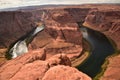 The Horseshoe Bend destination for traveling in USA Royalty Free Stock Photo