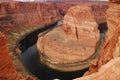Horseshoe Bend the meander of the Colorado River Arizona Page city United States Royalty Free Stock Photo