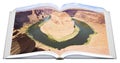 Horseshoe Bend meander of Colorado River in Glen Canyon near Page - Arizona USA Royalty Free Stock Photo