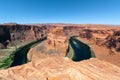 Horseshoe Bend, meander of Colorado River in Page, Arizona Royalty Free Stock Photo