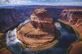 The horseshoe bend scenic view point which is very popular destination for traveller