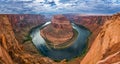 Horseshoe Canyon on the Colorado River in the United States