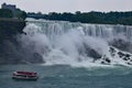 Horseshoe Fall & Tour Boats, Niagara Falls, Ontario, Canada Royalty Free Stock Photo