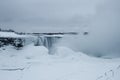 Horseshoe Falls, Niagara Falls, Winter Morning Royalty Free Stock Photo