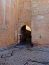 Horseshoe shaped gate in Albayzin, Granada, Spain