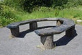 Horseshoe shaped seat