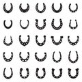 Horseshoe vector icon isolated Royalty Free Stock Photo