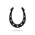 Horseshoe vector icon isolated