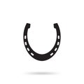 Horseshoe vector icon isolated