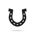 Horseshoe vector icon isolated Royalty Free Stock Photo