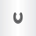 horseshoe vector luck symbol icon