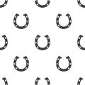 Horseshoe, vector seamless pattern