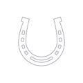 Horseshoe Outline Icon