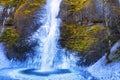 Frozen Horsetail Falls in the Columbia River Gorge