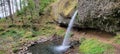 Horsetail and Poneytail waterfall Columbia River Gorge Oregon