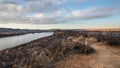 Horsetooth Reservoir, Fort Collins, Colorado at Dusk Royalty Free Stock Photo