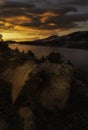 Horsetooth Reservoir sunrise in Ft Collins Colorado