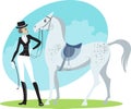 Horsewoman Royalty Free Stock Photo