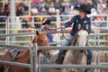 Horsewoman Training Horse at Festival