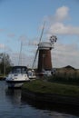 Horsey Wind Pump, Norfolk, England Royalty Free Stock Photo