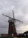 Horsey Windpump on a grey day Royalty Free Stock Photo