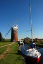 Horsey Wind pump Royalty Free Stock Photo