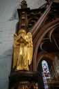 HORSHAM WEST SUSSEX/UK - NOVEMBER 30 : Golden Angel in St Mary t
