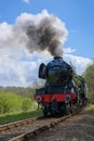 HORSTED KEYNES, SUSSEX/UK - APRIL 13 : Flying Scotsman on the Bl