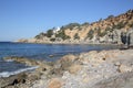 Hort Cove and Beach; Ibiza Royalty Free Stock Photo