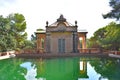 Horta Labyrinth Park in Barcelona Royalty Free Stock Photo