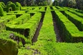 Horta Labyrinth Park in Barcelona Royalty Free Stock Photo