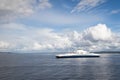 Horten - Moss Ferry crossing Oslofjord in Norway Royalty Free Stock Photo