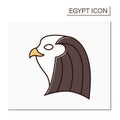 Horus color icon Royalty Free Stock Photo