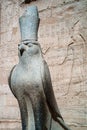 Horus of Edfu called Hor-Behdeti Statue in Egypt