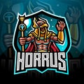 Horus esport mascot logo design