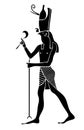 Horus - God of Ancient Egypt Royalty Free Stock Photo