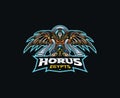 Horus mascot logo design