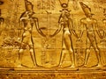 Horus Temple at Edfu - Detail Royalty Free Stock Photo