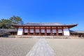 Horyu-ji, a Buddhist temple with world\'s oldest wooden building Royalty Free Stock Photo