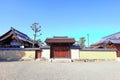 Horyu-ji, a Buddhist temple with world\'s oldest wooden building Royalty Free Stock Photo