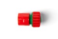 Hose coupling isolated on white. Royalty Free Stock Photo
