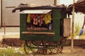 Hoshiarpur Punjab India 05 29 2021 roadside local tea seller vendor cart traditional Royalty Free Stock Photo